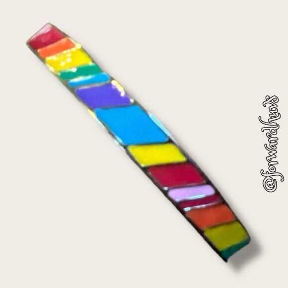 Bundle Sale 3 for $15 | Enamel Rainbow Bracelet - Picture 5 of 9